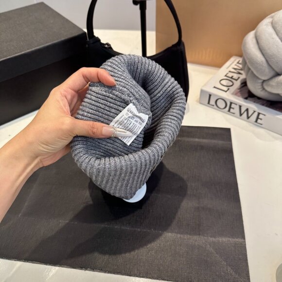 New Chrome Hearts Grey Beanie Winter Hat - Picture 8 of 8